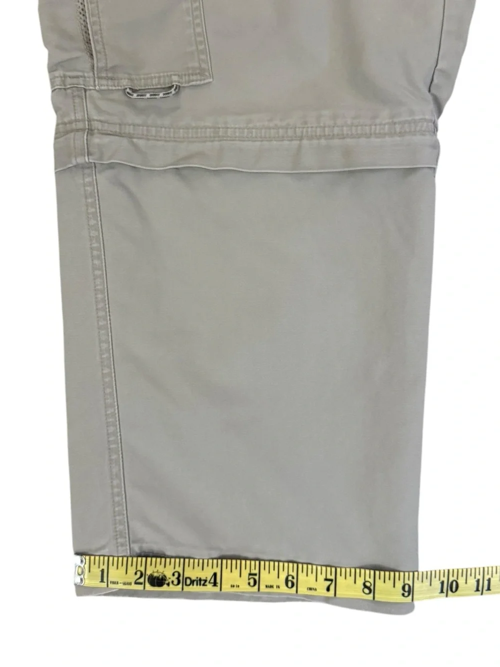 Vintage Y2K Columbia Cropped Convertible Cargo Pants 32 Zip-Off Shorts Tan